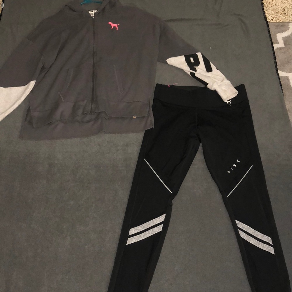 Victoria secret sweater and leggings